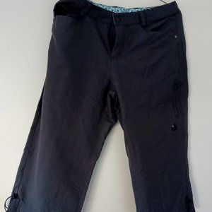 Isis Women's Size 10 Capri Hiking Pants Grey